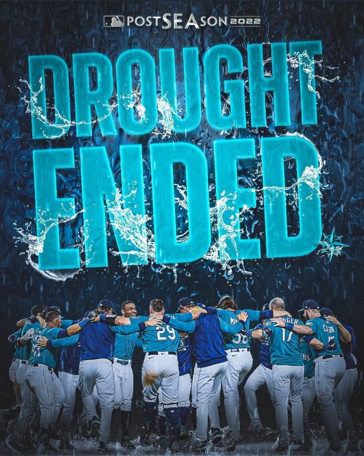 Seattle Mariners players dance after ending a 21 year playoff drought.(Seattle Mariners Twitter)