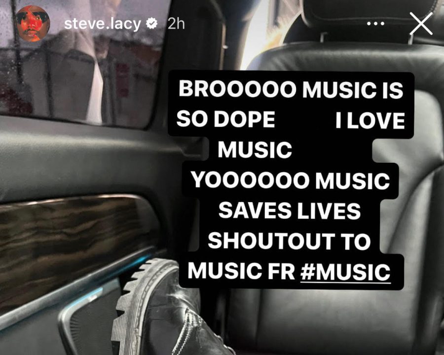 Steve Lacy via Instagram story 