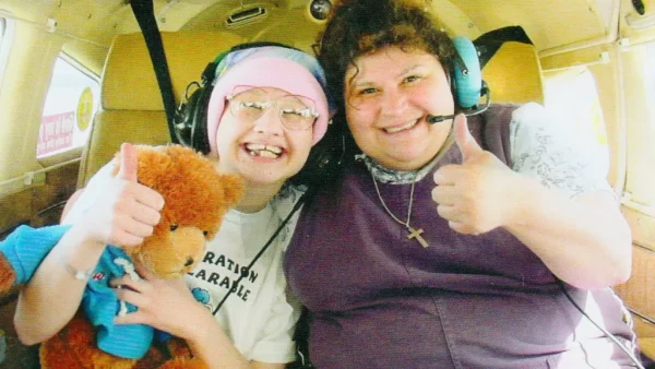 Undated photo of Gypsy Rose and Dee Dee Blanchard as shown in HBOs Mommy Dead And Dearest