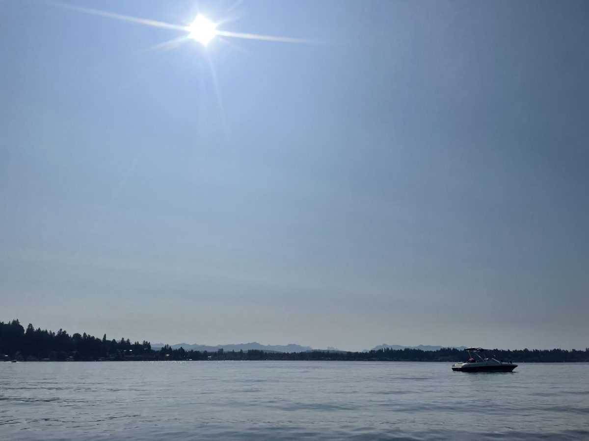A summer day out on Lake Stevens in early July.